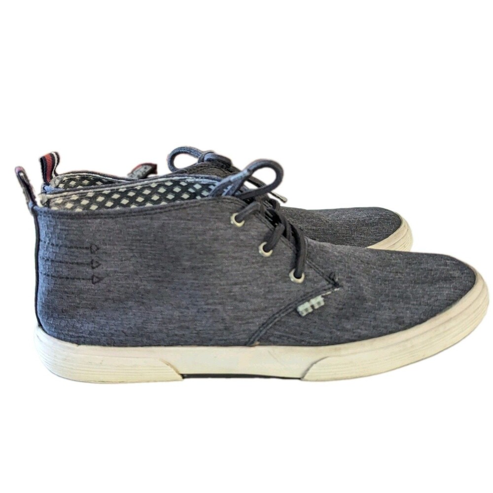Ben Sherman Men's Navy Blue Bristol Chukka Mid-Top Shoe Sneaker Sz 11.5 Preppy